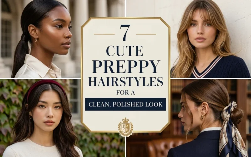 7 Cute Preppy Hairstyles for a Clean, Polished Look