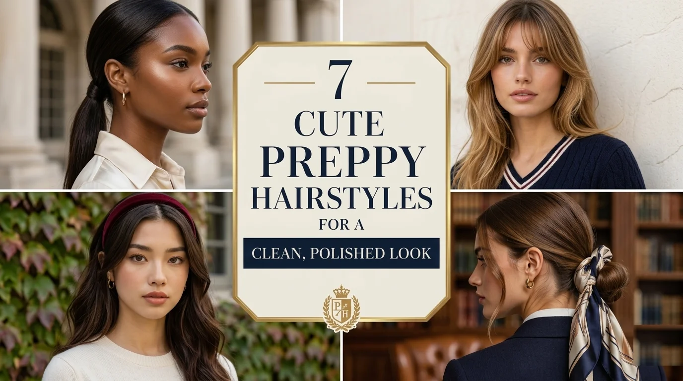 7 Cute Preppy Hairstyles for a Clean, Polished Look