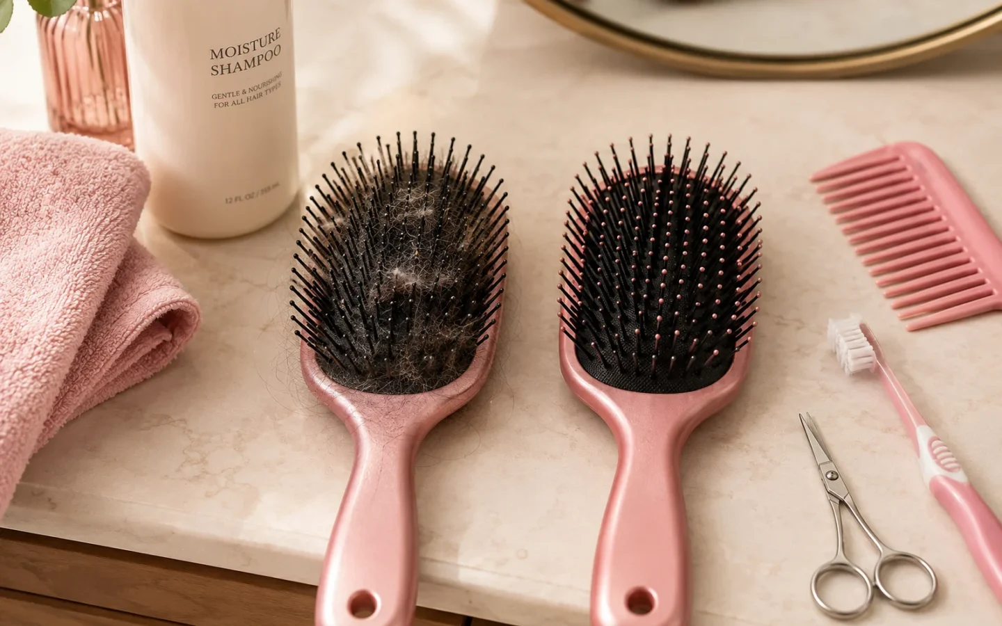 How to Clean a Hairbrush the Right Way