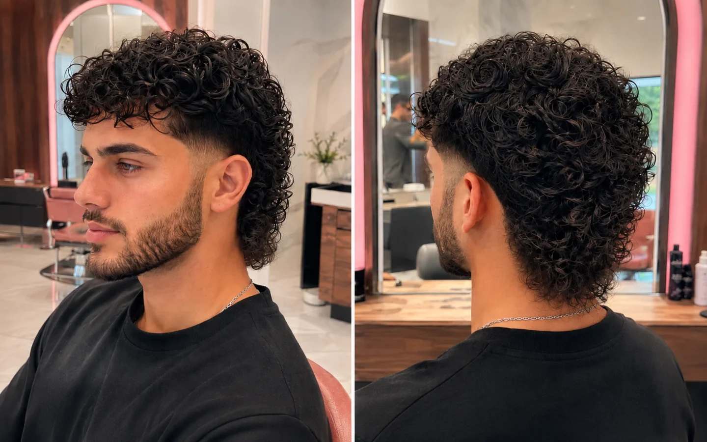 Curly Hair Mullet Ideas to Show Your Barber