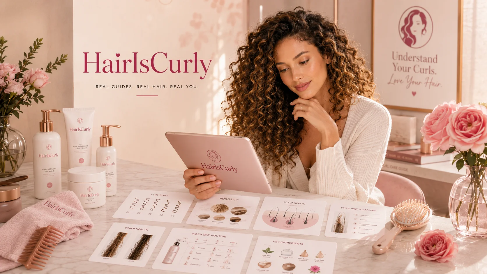 Beautiful curly hair