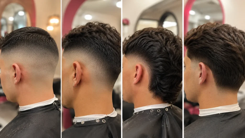 skin fade drop fade burst fade and temple fade haircut examples