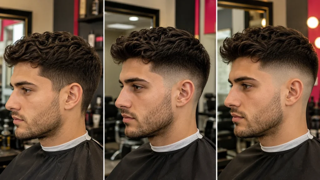 taper haircut compared with fade haircut on men