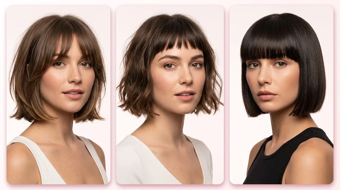 Short Hair With Bangs: 5 Cuts to Know Before You Book