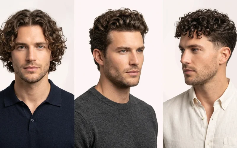 Medium Curly Hairstyles for Men That Don’t Look Messy