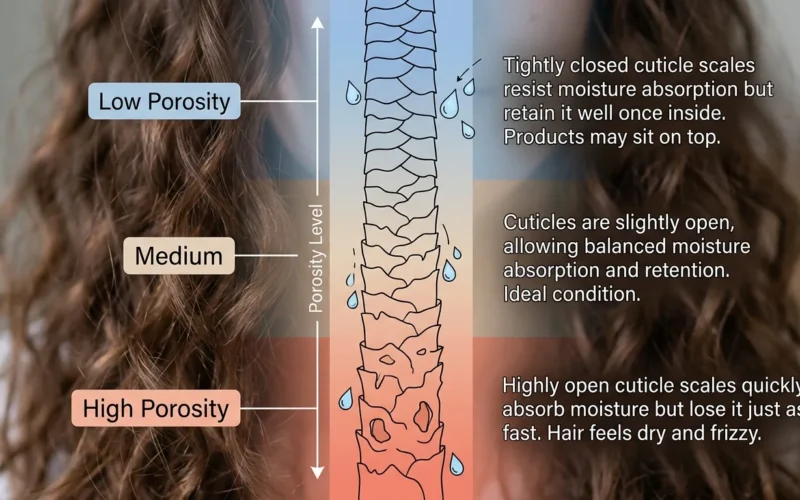 High vs Low Porosity Hair: Why Your Products Fail