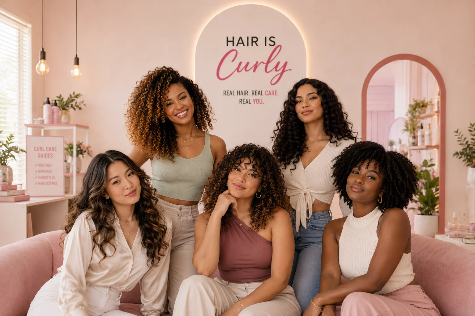 Beautiful curly hair