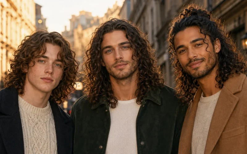 12 Long Curly Hairstyles for Men That Actually Look Good