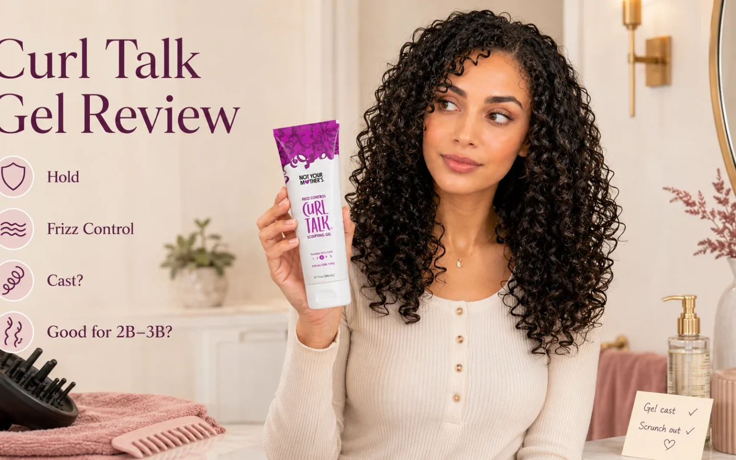 Not Your Mother’s Curl Talk Gel Review: Good for Curls?
